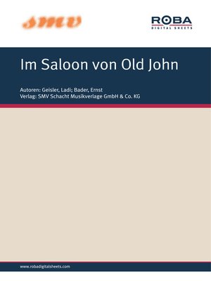 cover image of Im Saloon Von Old John